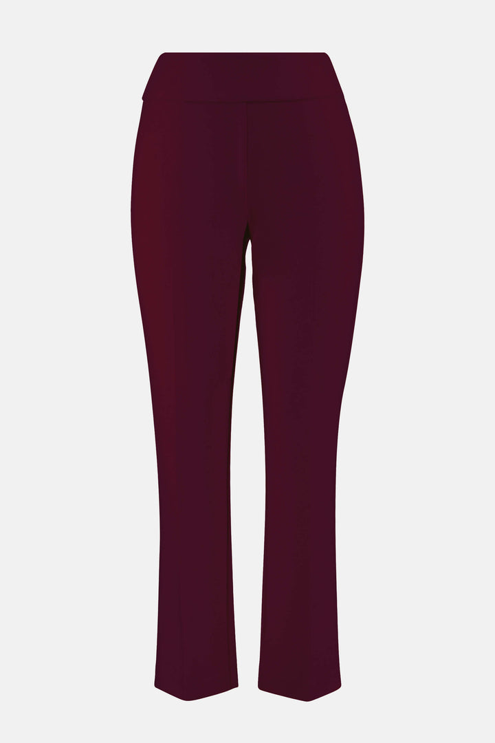Essential Classic Cropped Pant - Merlot 181089F25