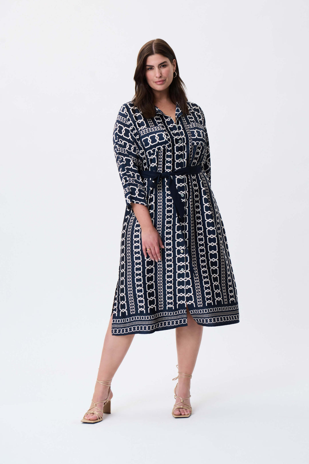 Hamptons Chain Dress - Midnight Blue 231288 AU6/8