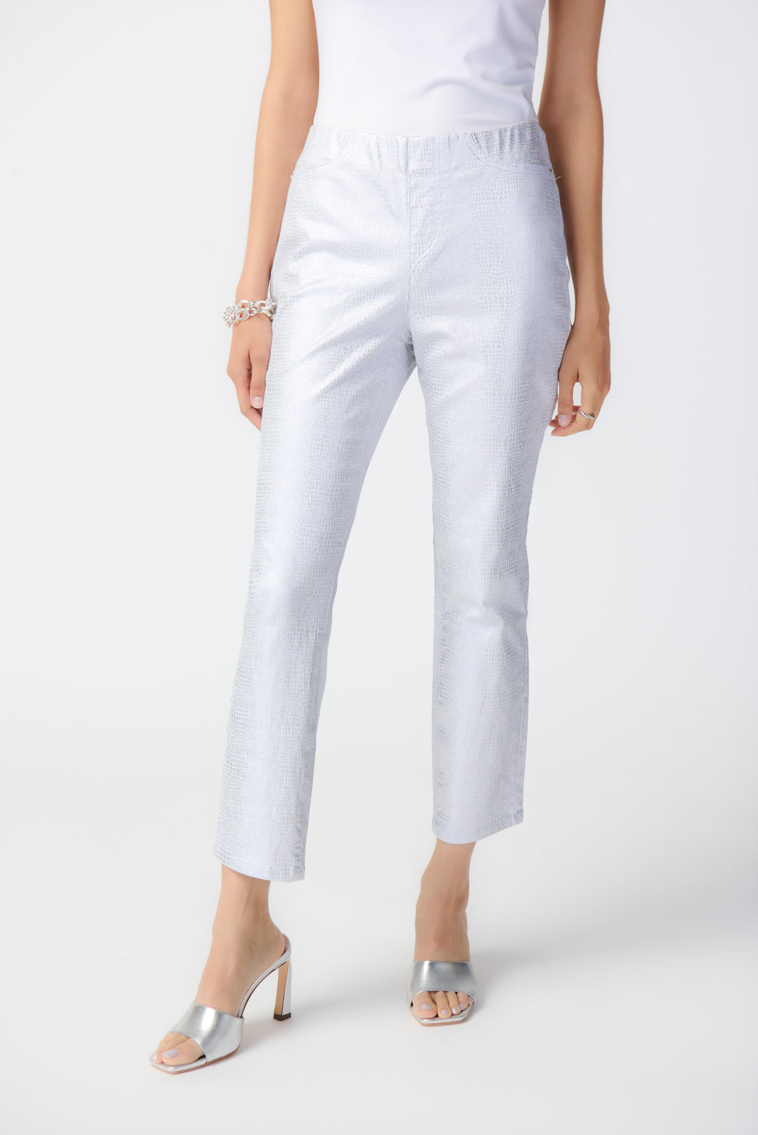 Sea View Pull-On Jeans - Silver 241932 Size 8