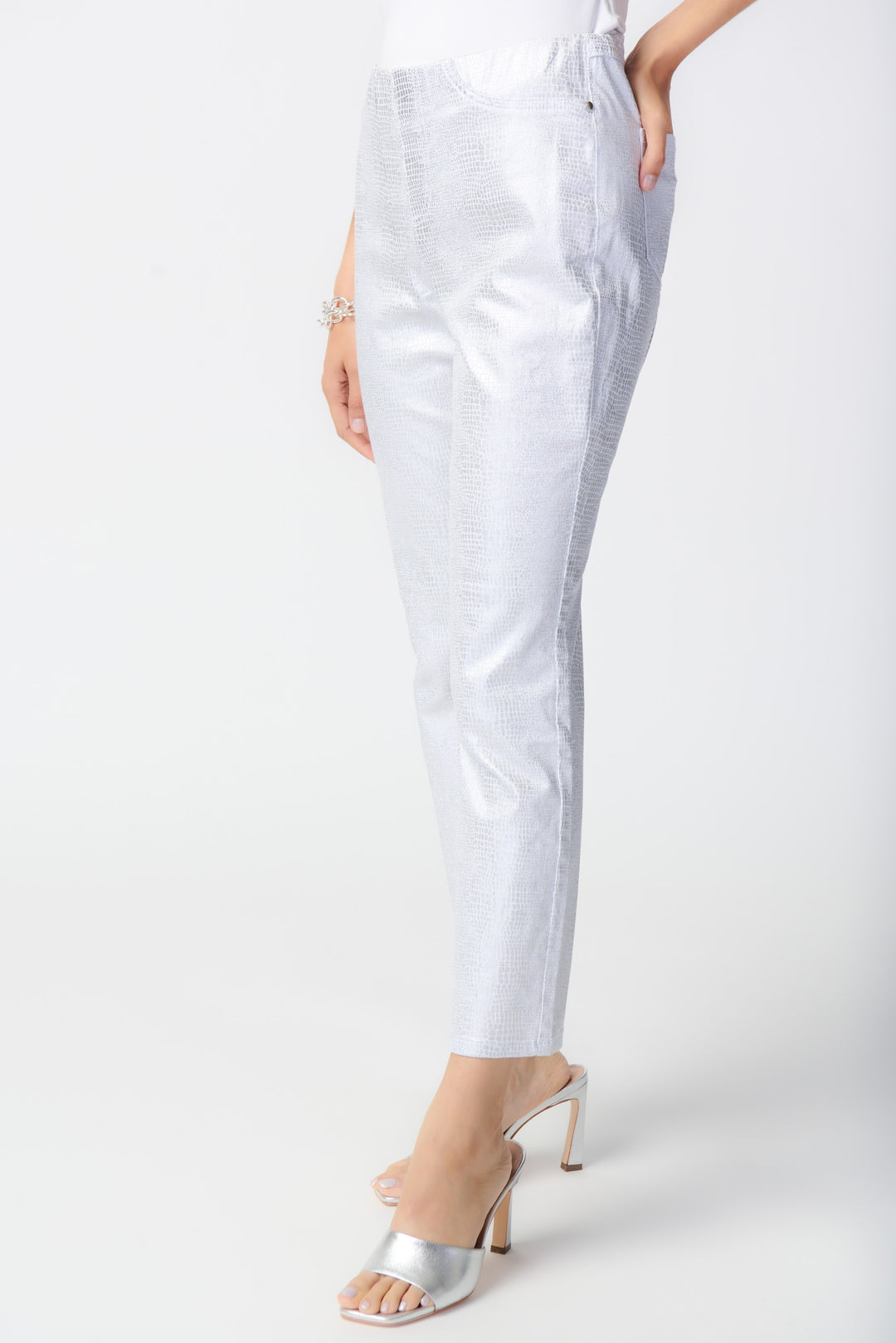 Sea View Pull-On Jeans - Silver 241932 Size 8