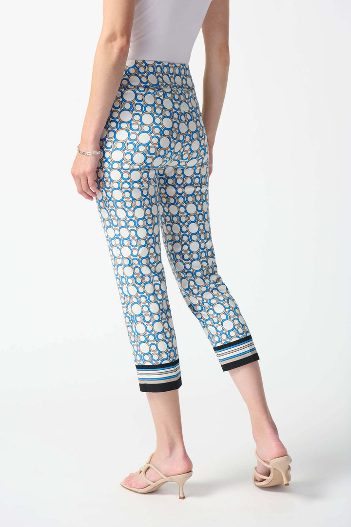 Casablanca Millenium Geometric Print  Crop Pant 242148 Size 10