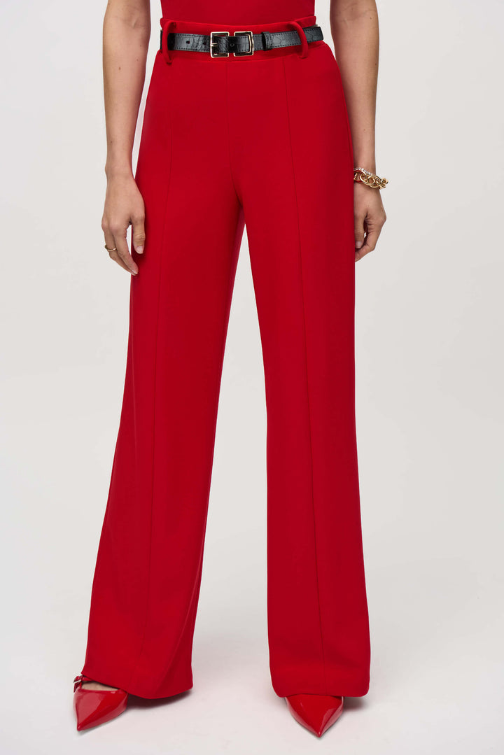La Vie En Rose Belted Wide Leg Pants 244093 Size 14