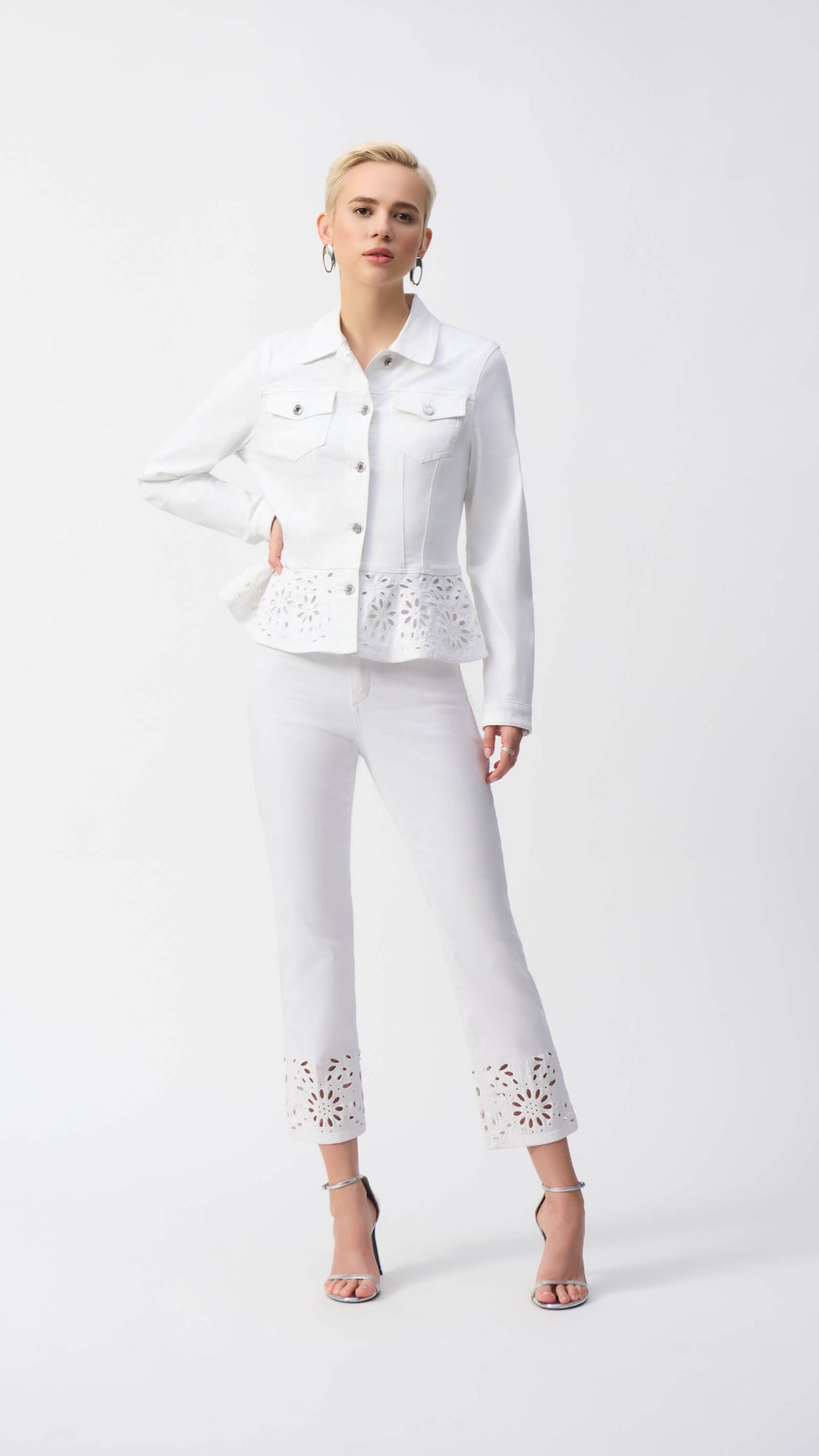 Santa Cruz Straight Stretch Denim Peplem Jacket 251964