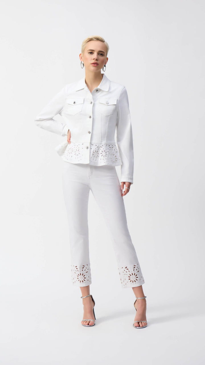 Santa Cruz Straight Stretch Denim Peplem Jacket 251964