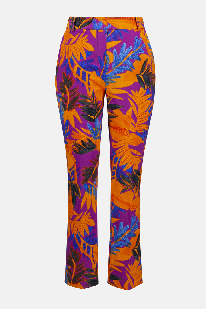 Endless Summer Millennium Tropical Print Straight Leg Pants 252231 Size 8