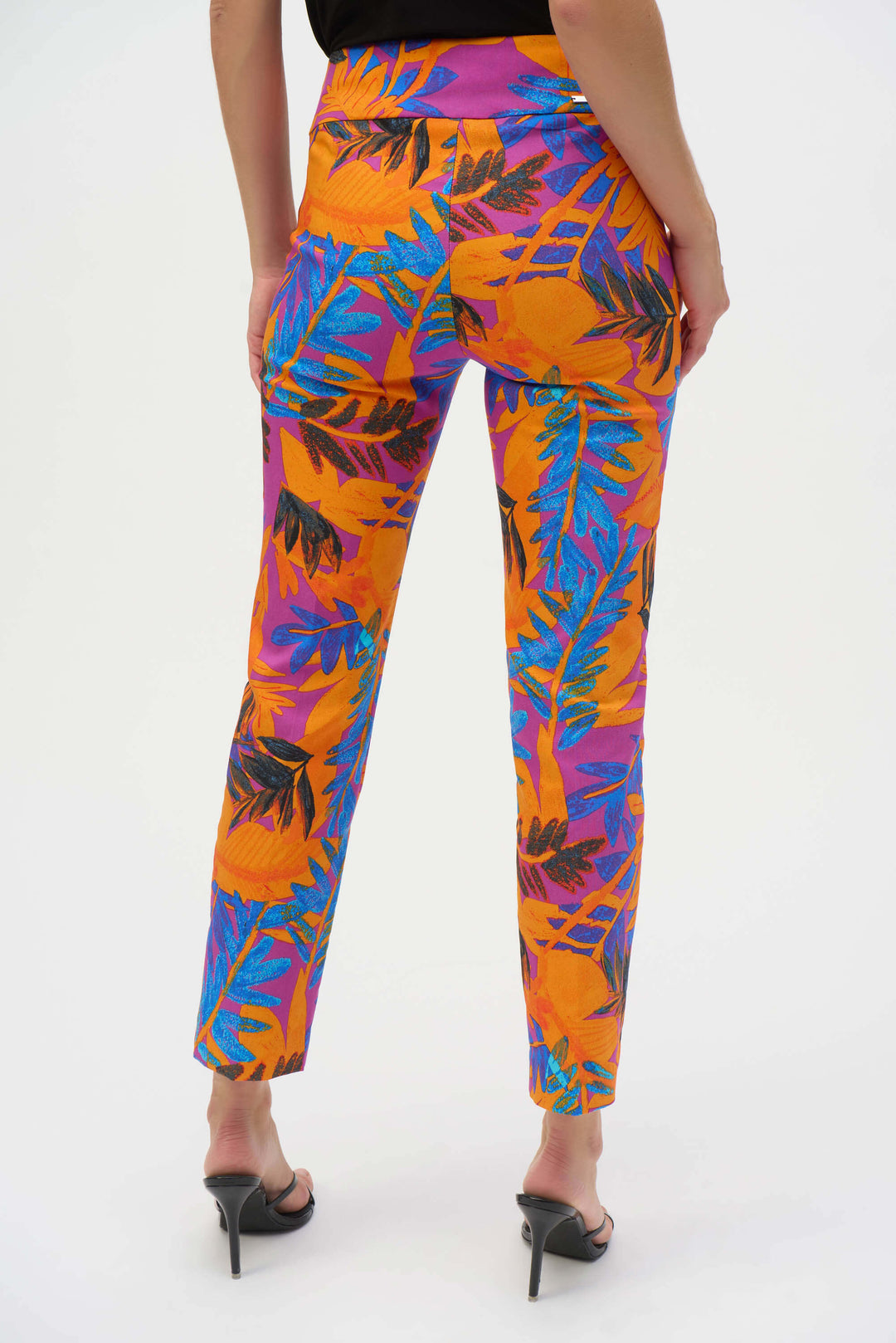 Endless Summer Millennium Tropical Print Straight Leg Pants 252231 Size 8