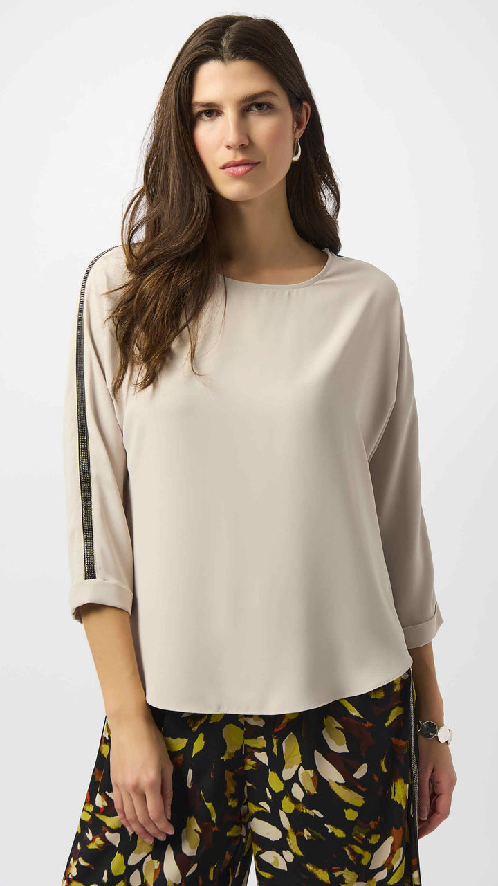 Galleria Recycled Soft Twill Boxy Top 253214
