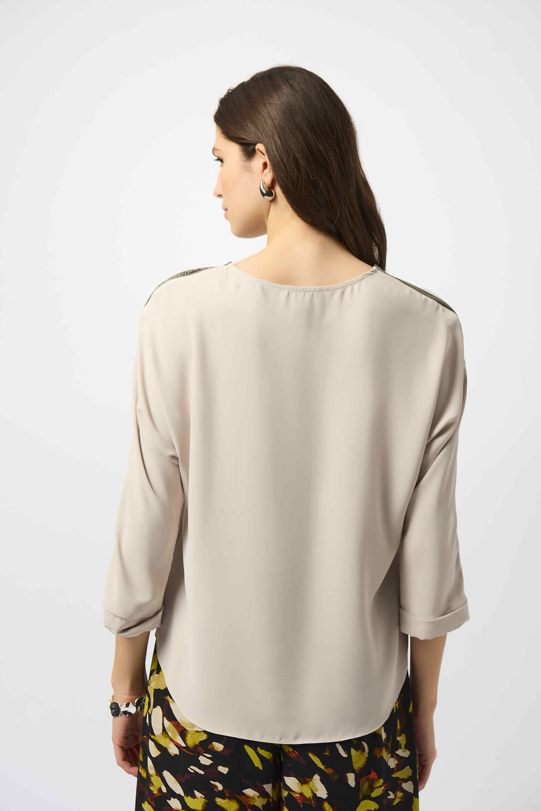 Galleria Recycled Soft Twill Boxy Top 253214