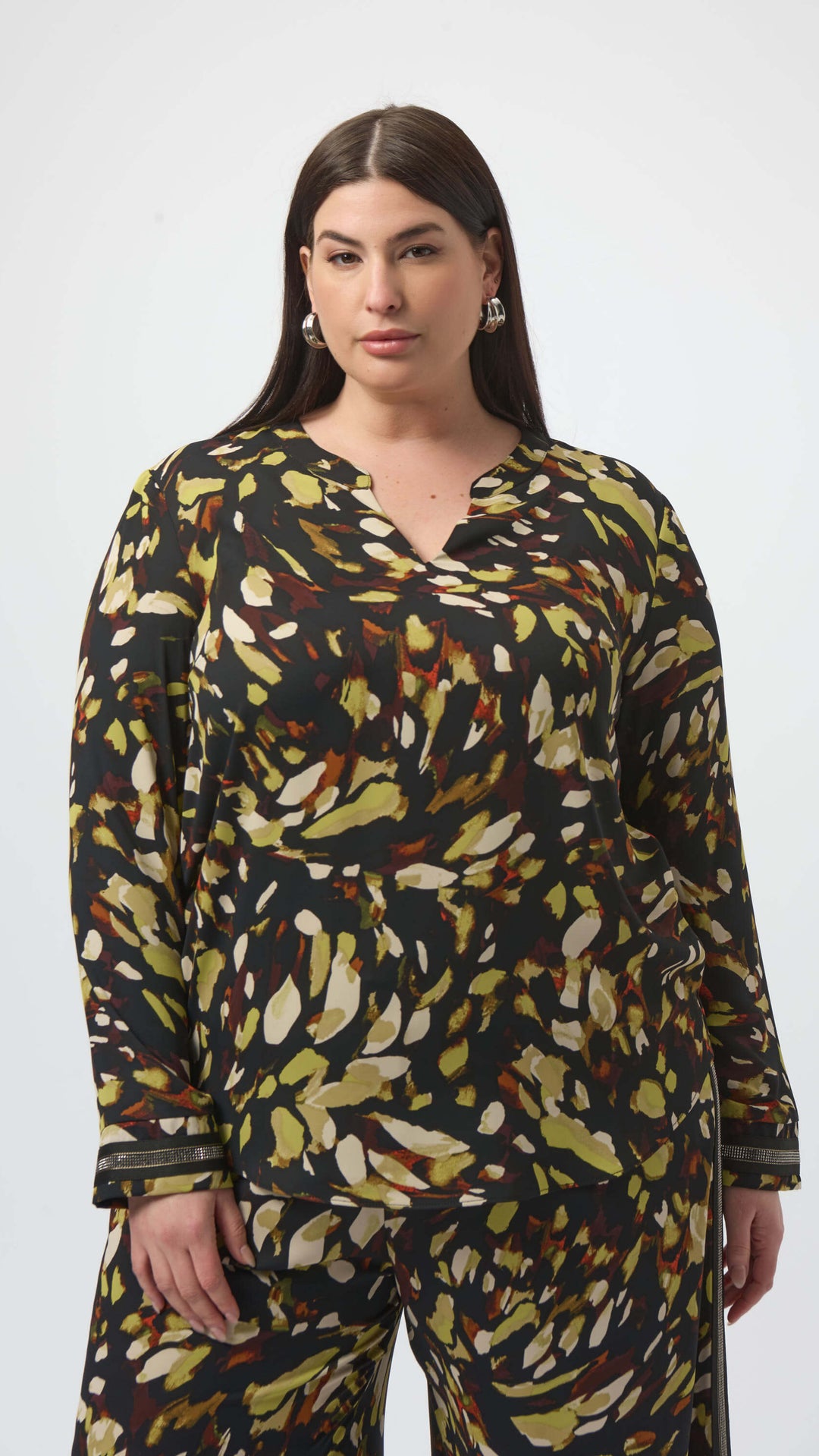 Galleria  Recycled Soft Twill Animal Print Blouse 253259