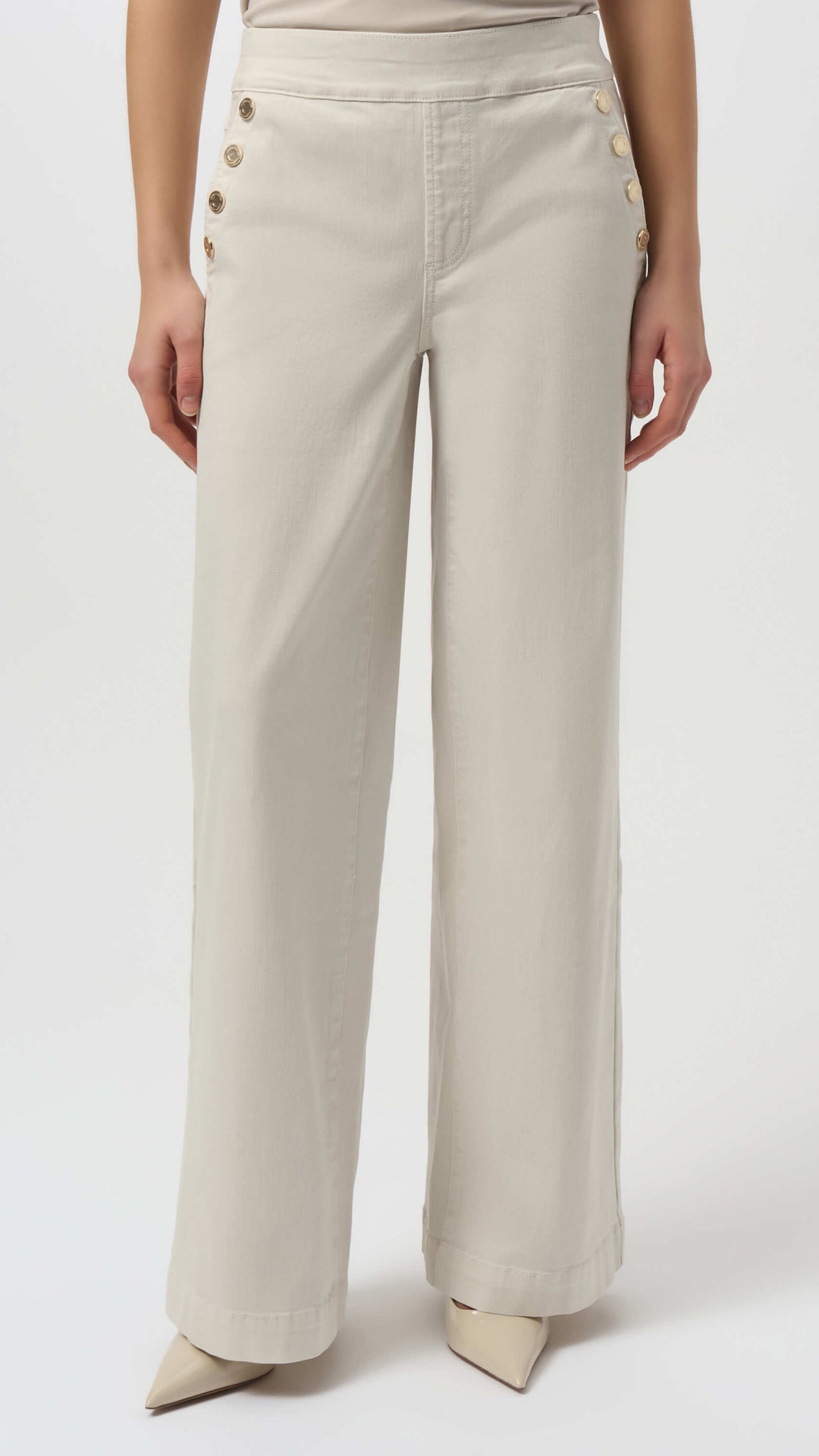 Best Bookers Classic Wide Leg Pull-On Jeans - Birch 254919