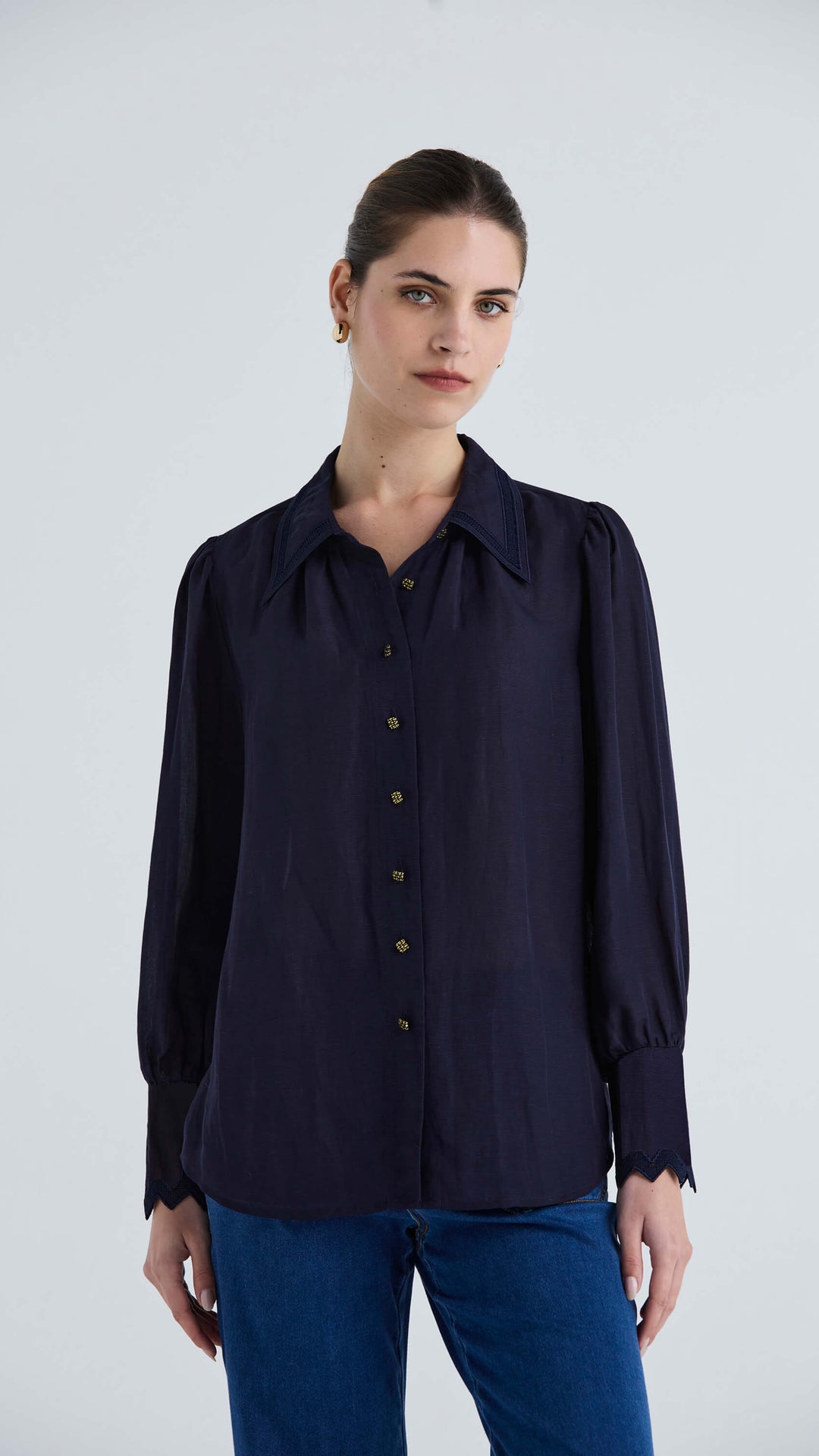 Hazel Shirt - Ink Navy
