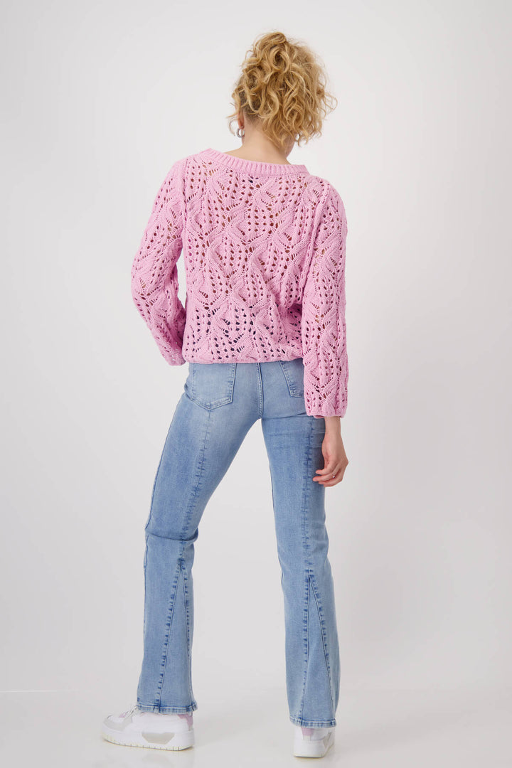 Chenille Sweater - Bubblegum