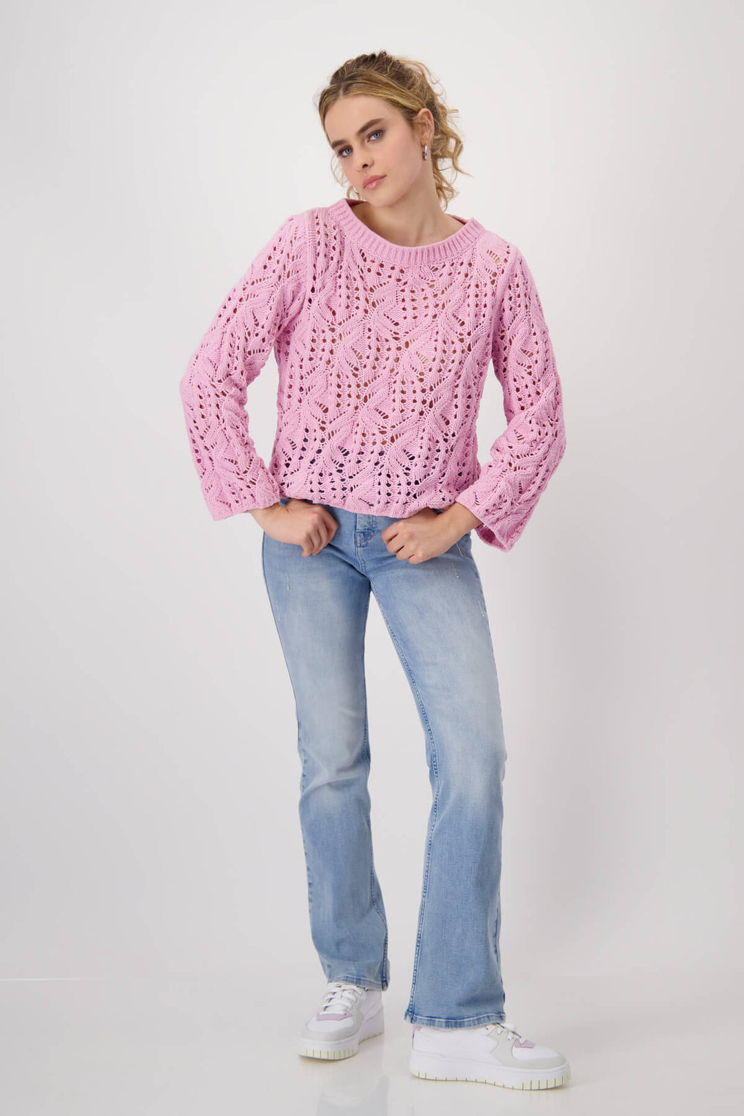 Chenille Sweater - Bubblegum