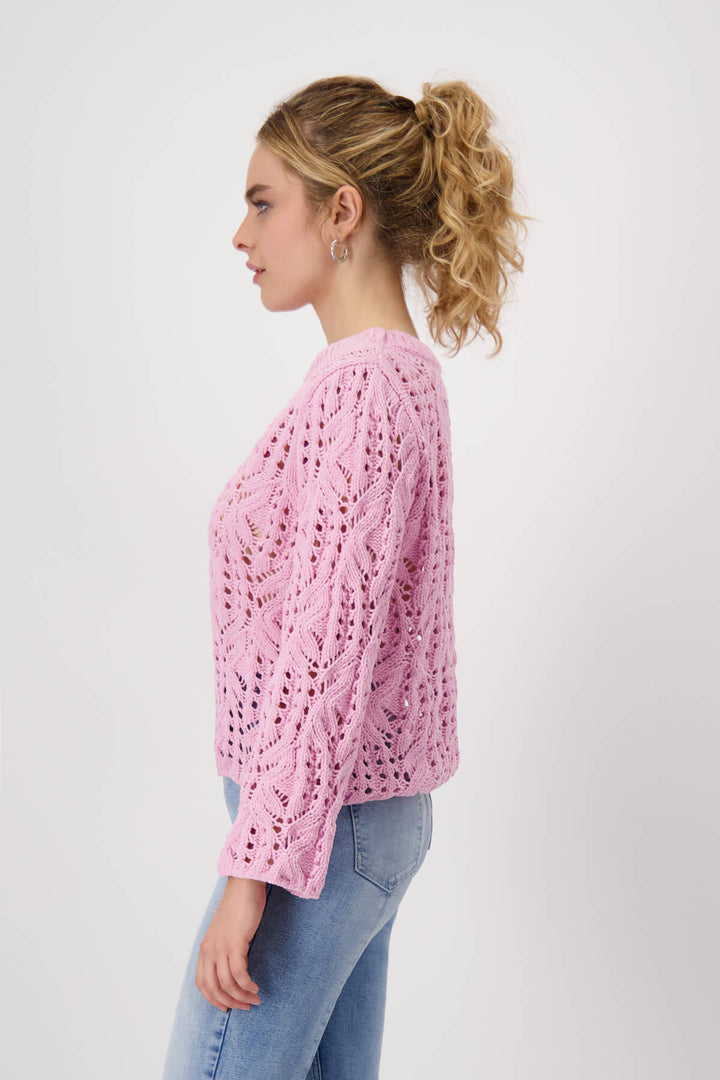 Chenille Sweater - Bubblegum