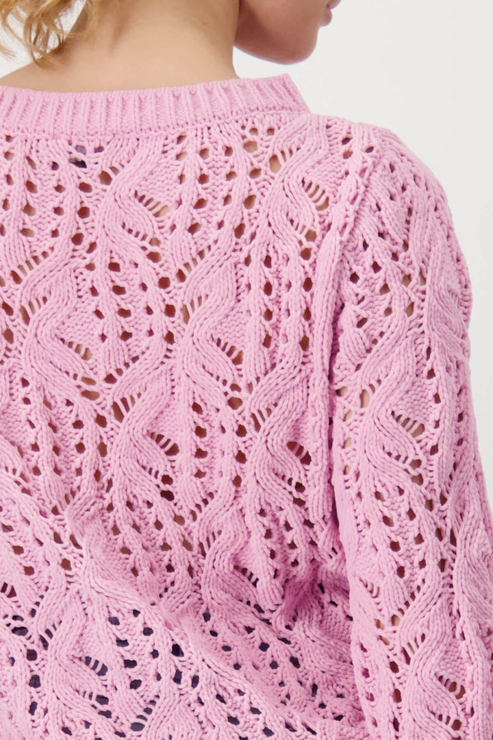 Chenille Sweater - Bubblegum