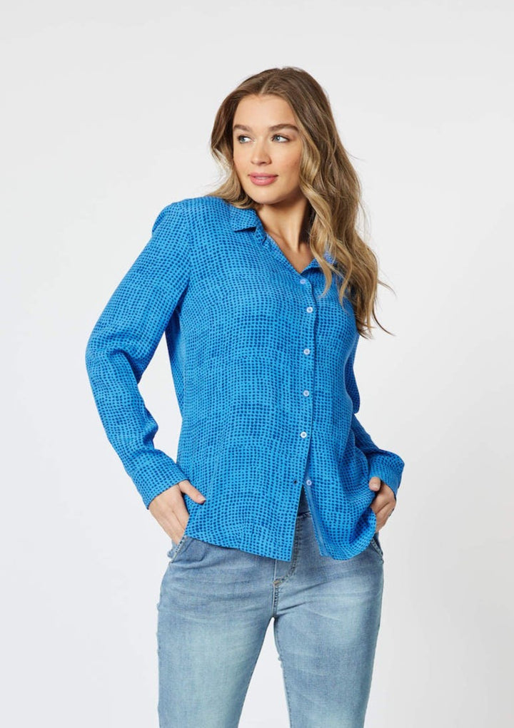 Sally Shirt - Colbalt Size 10