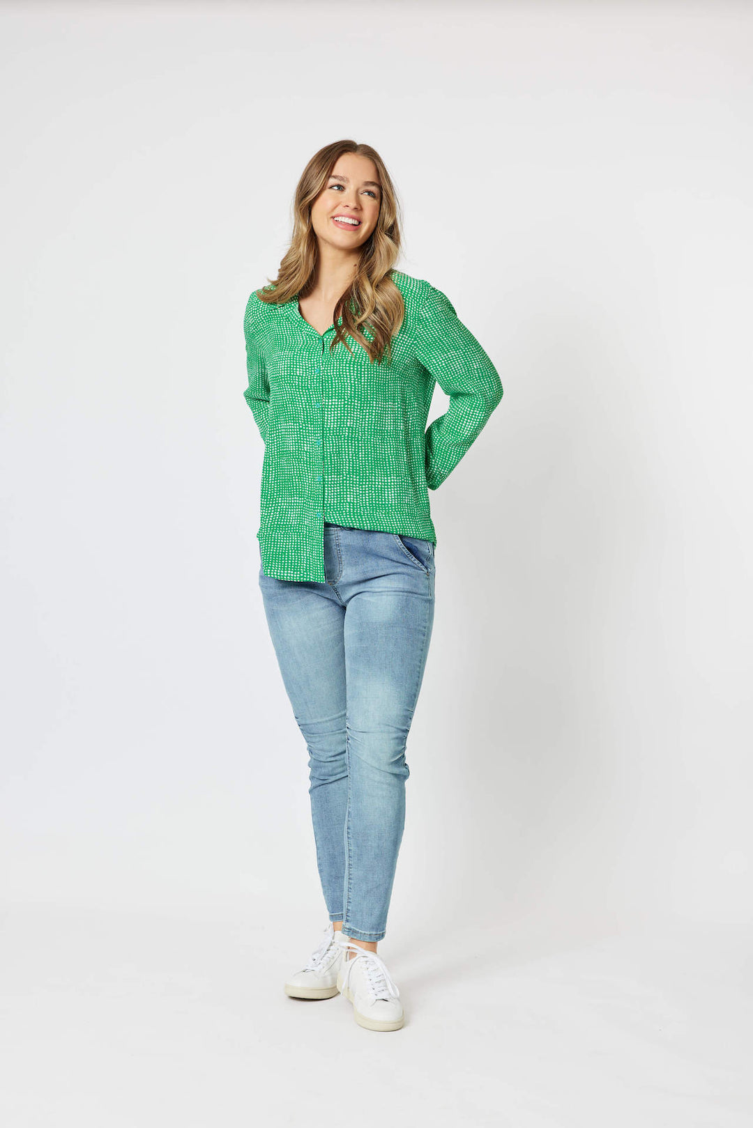 Sally Shirt - Jade Size 10