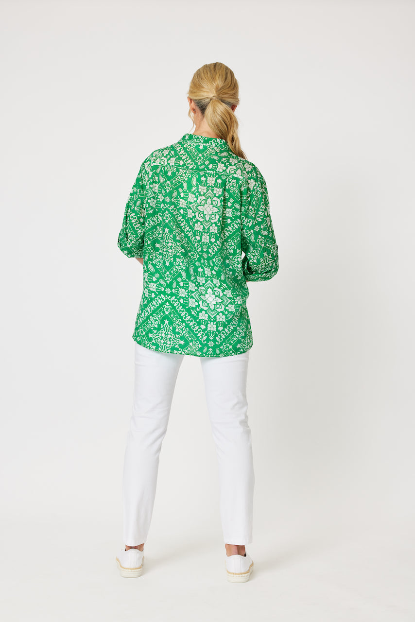 Milbri Shirt- Emerald