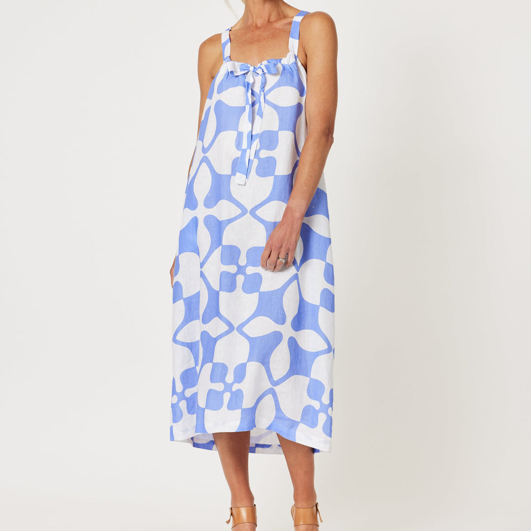 Pantile Print Dress Size 10