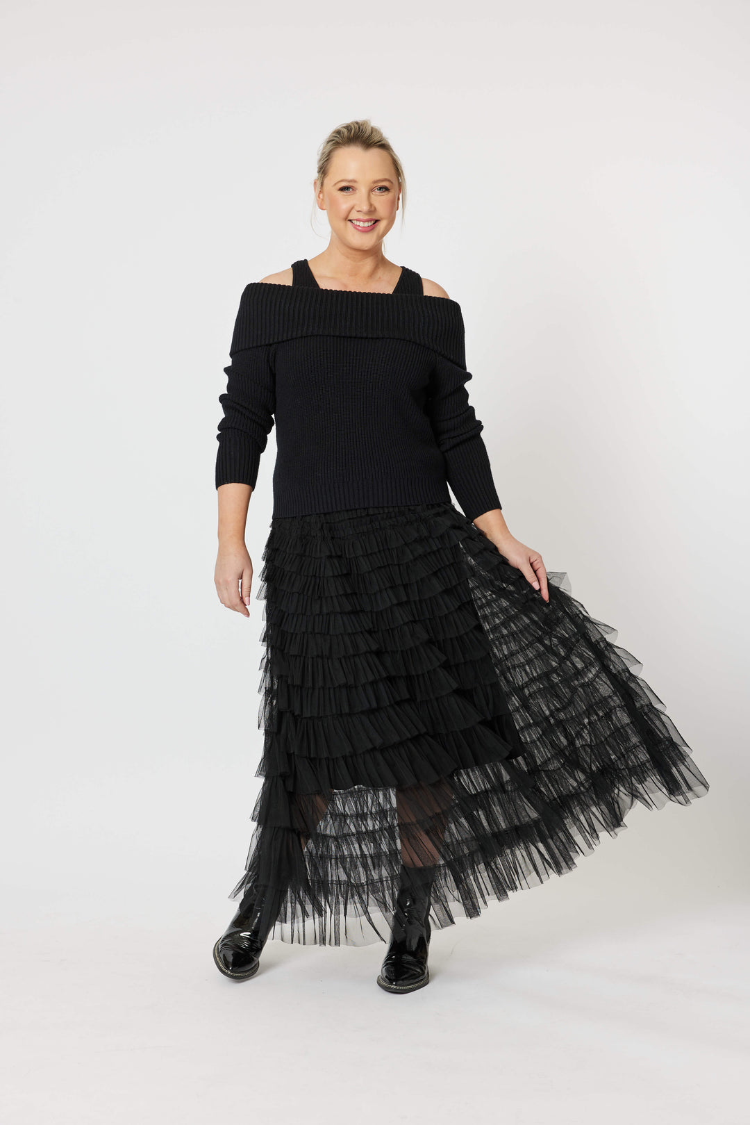 Charlotte Off the Shoulder Knit Size M