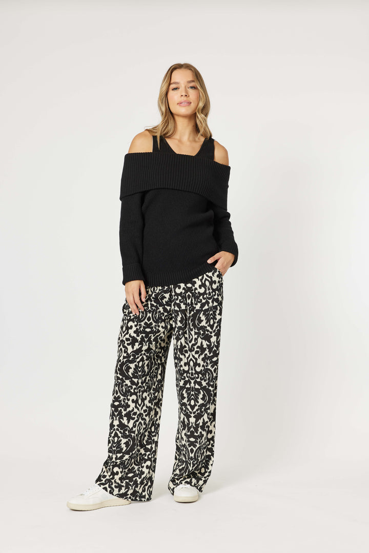 Charlotte Off the Shoulder Knit Size M