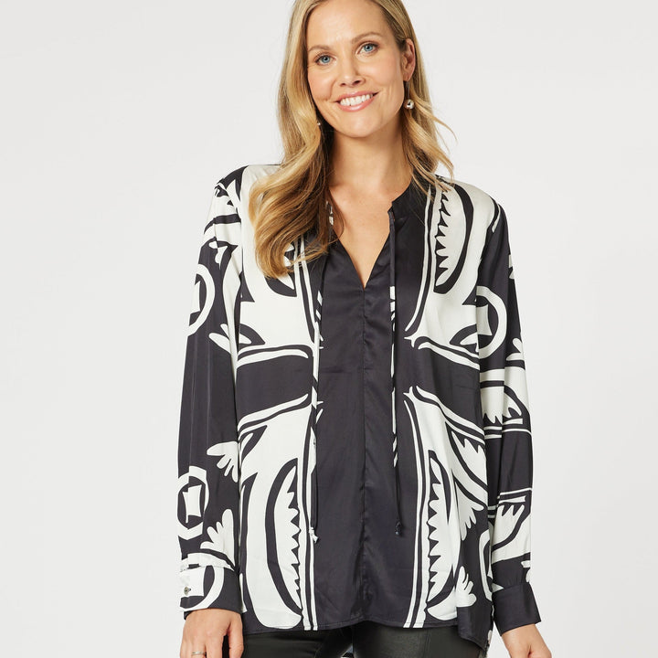 Chic Print Top Size 10/12