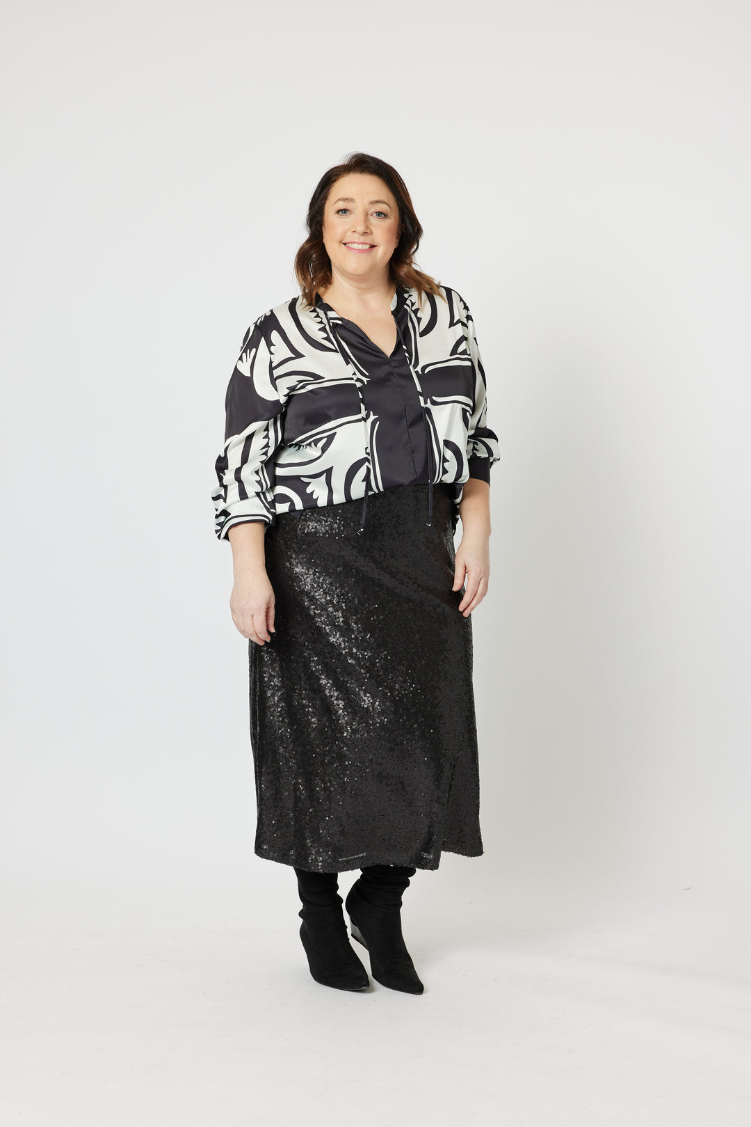 Chic Print Top Size 10/12