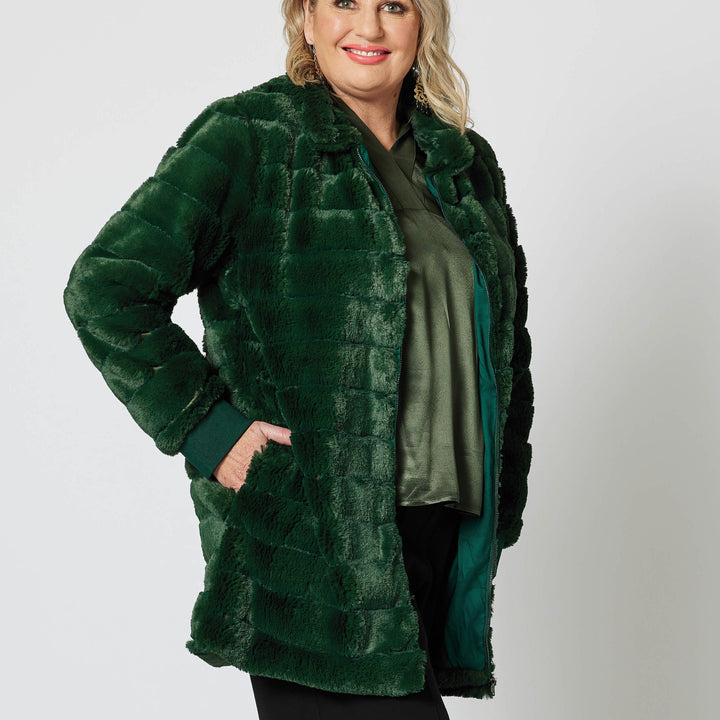 Princess Jacket - Moss Green/Black