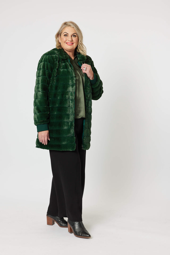 Princess Jacket - Moss Green/Black