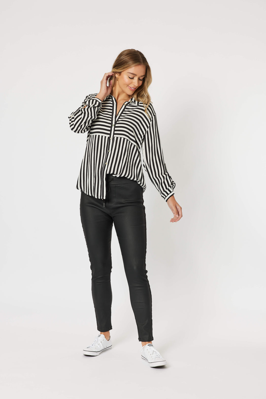 Wetlook Pant - Black Size 8