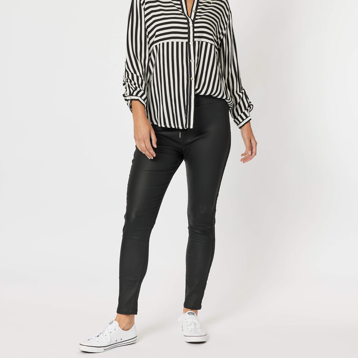 Wetlook Pant - Black Size 8