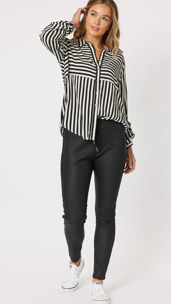 Wetlook Pant - Black Size 8