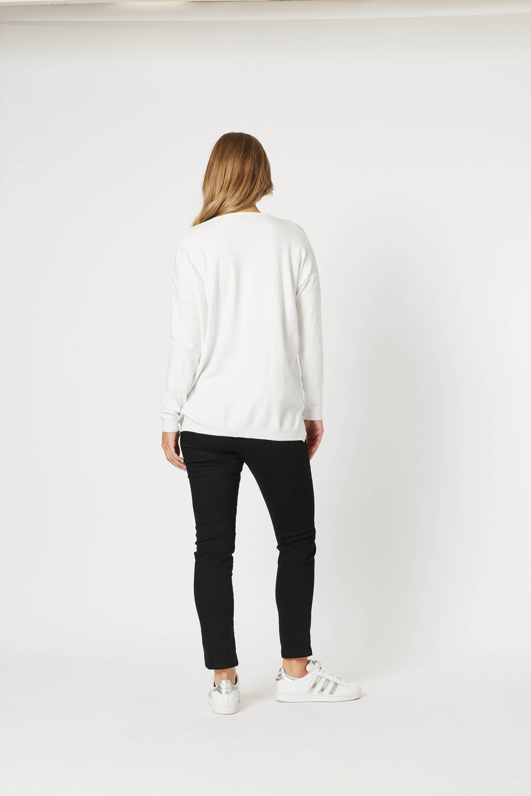 Champagne Knit - White Size 10