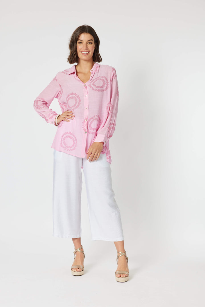 Zig Zag Shirt Pink Size 10