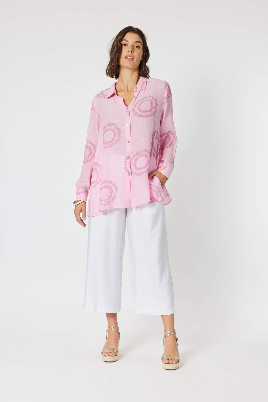 Zig Zag Shirt Pink Size 10