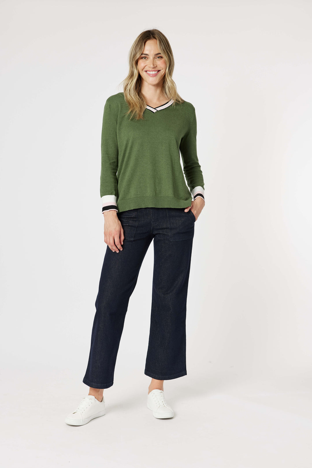 Harvard Jumper - Khaki