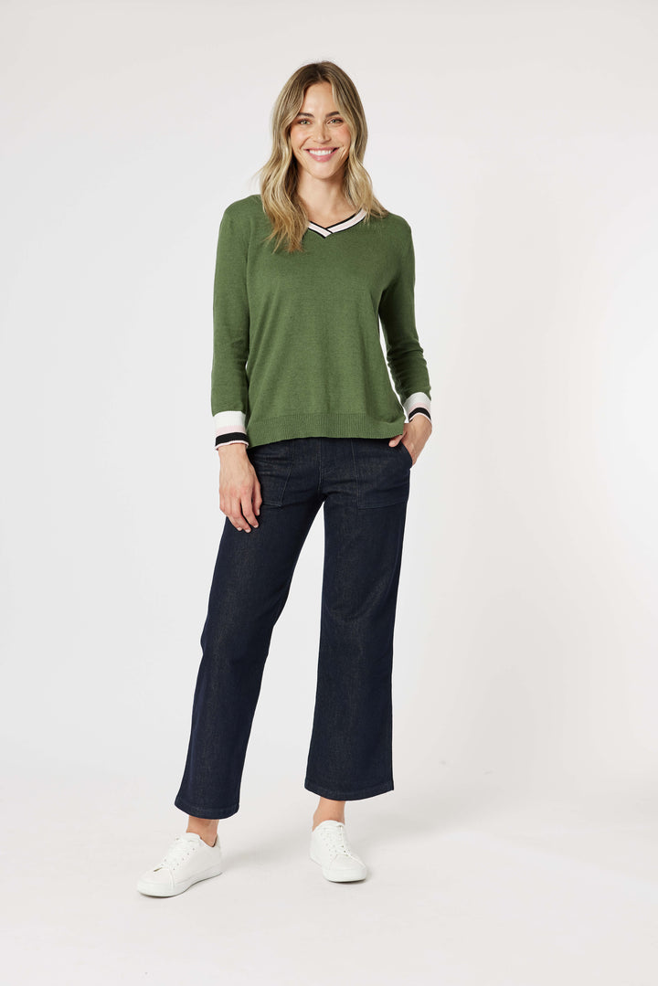 Harvard Jumper - Khaki