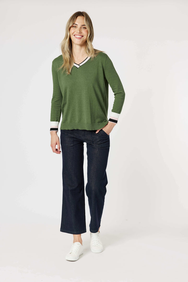 Harvard Jumper - Khaki