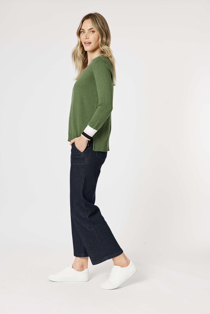 Harvard Jumper - Khaki