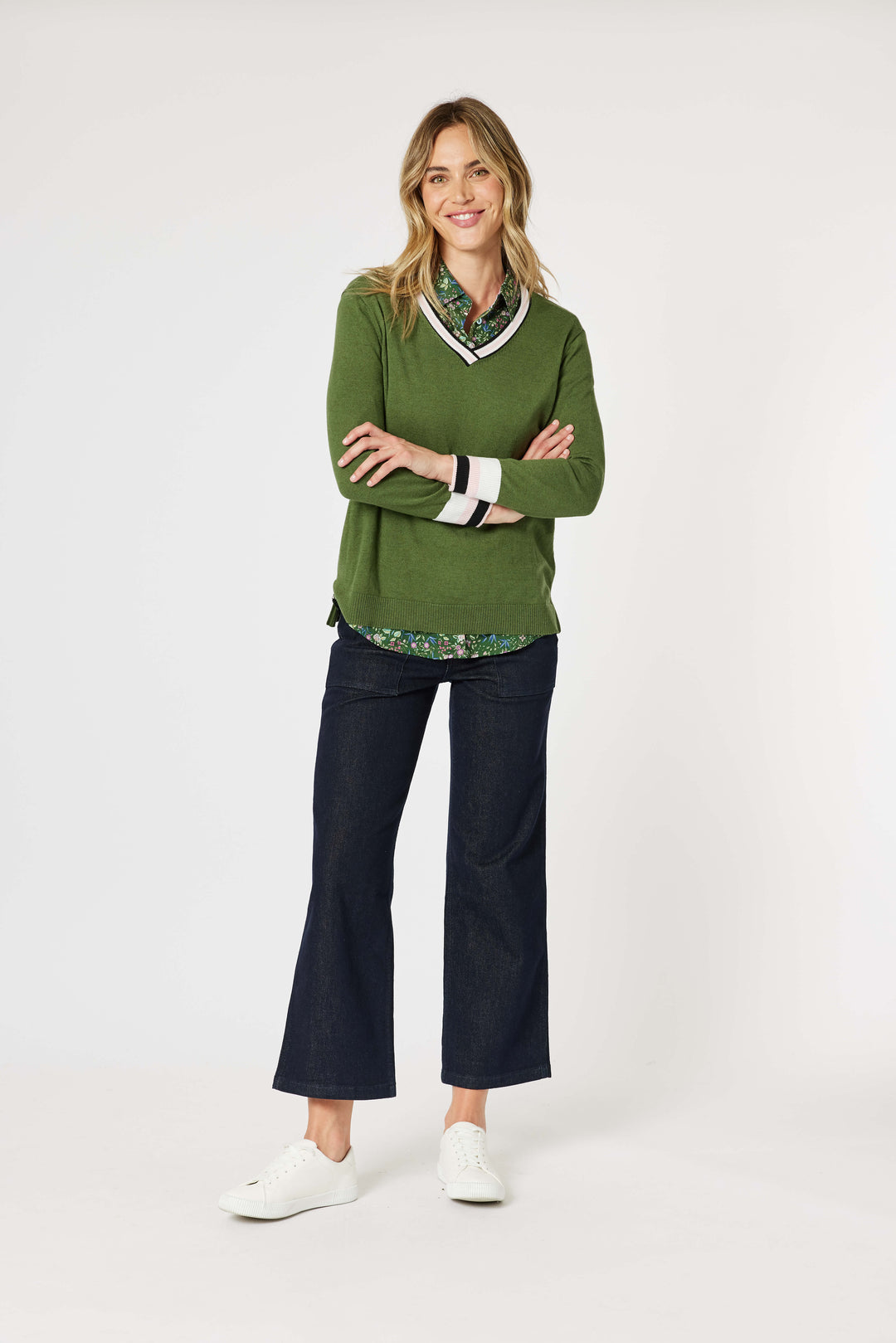 Harvard Jumper - Khaki