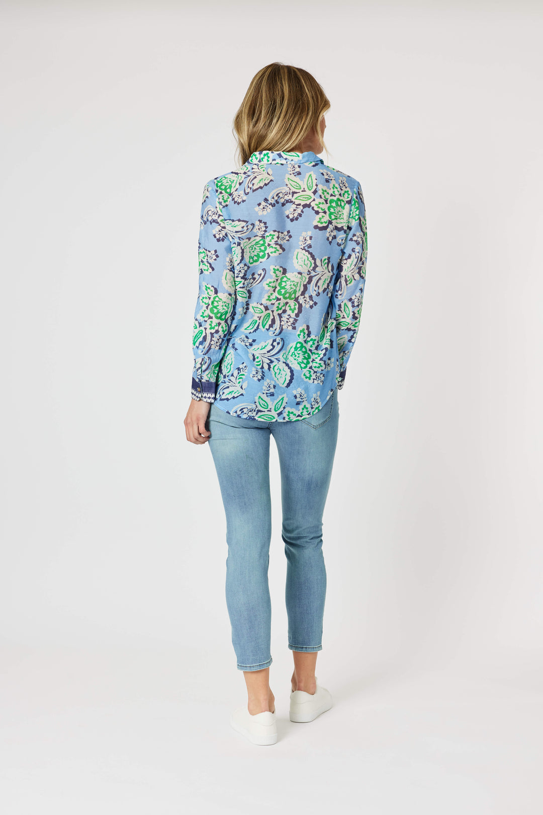 Coastal Print Shirt Size 8