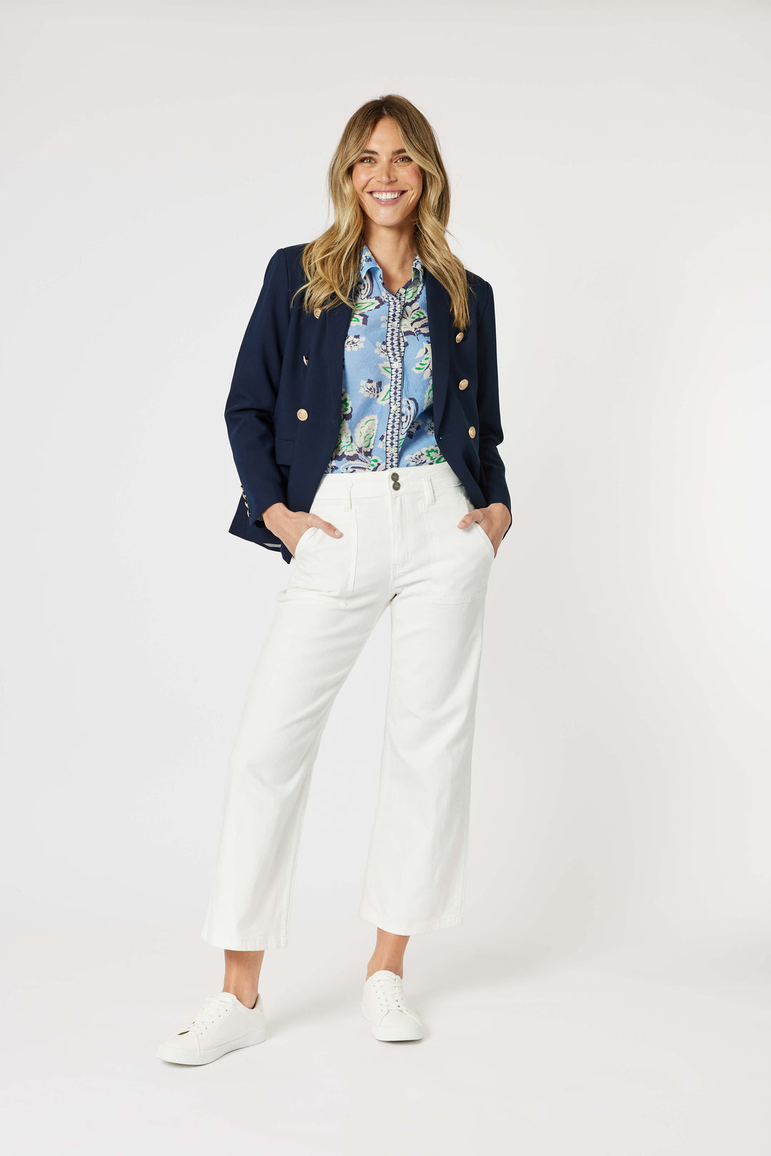 Coastal Print Shirt Size 8