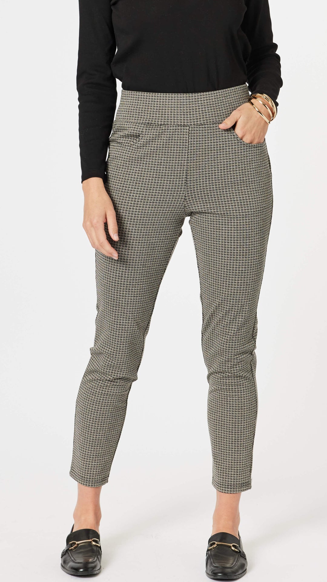 Ava Pant - Natural/Black