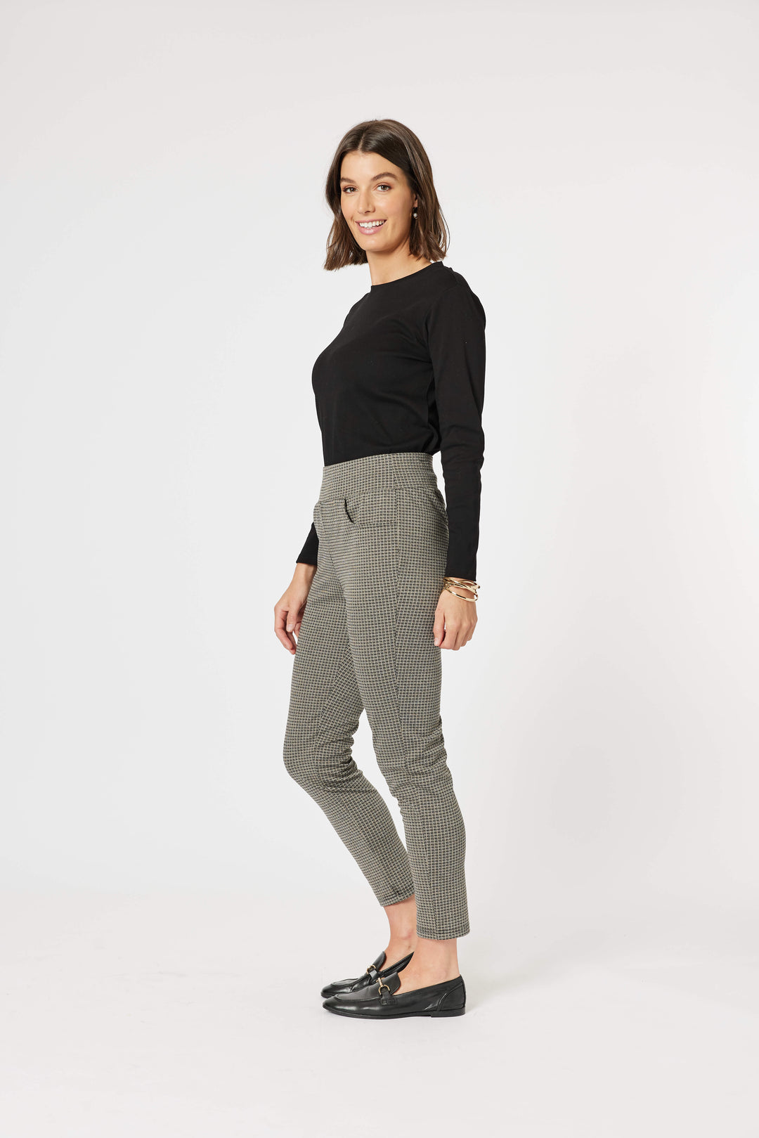 Ava Pant - Natural/Black