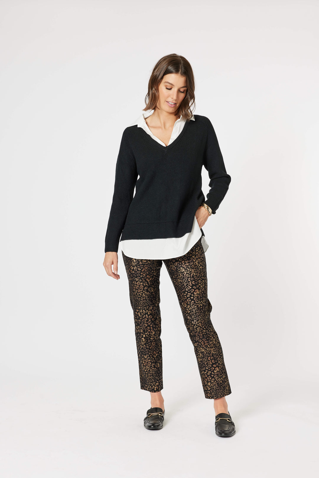 Mona Pant - Bronze/Black