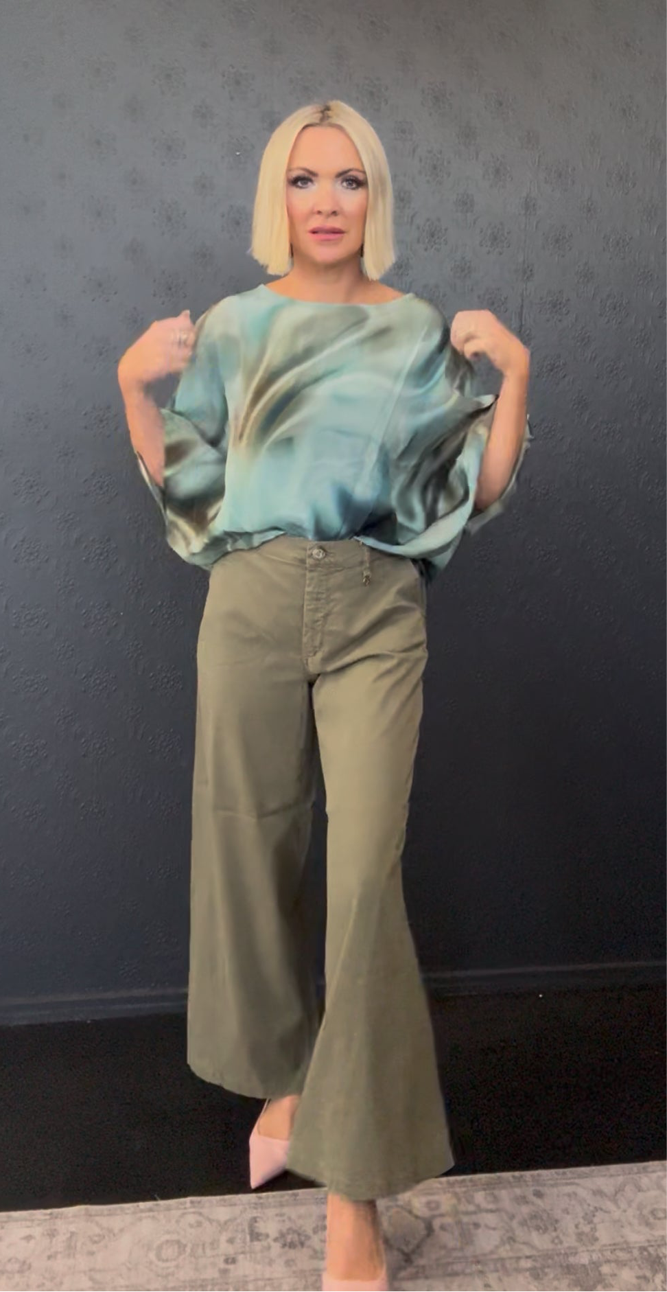 Vincent Rosemary Pant - Sea Turtle Khaki