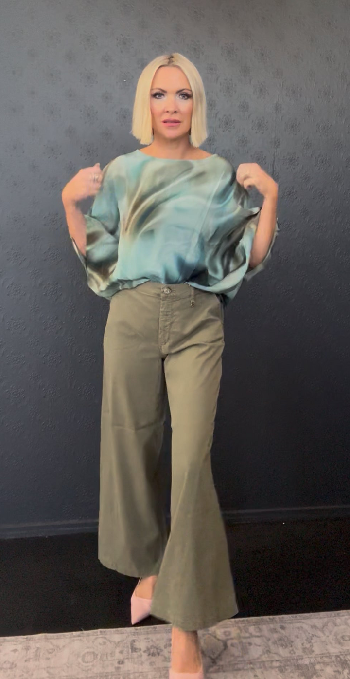 Vincent Rosemary Pant - Sea Turtle Khaki