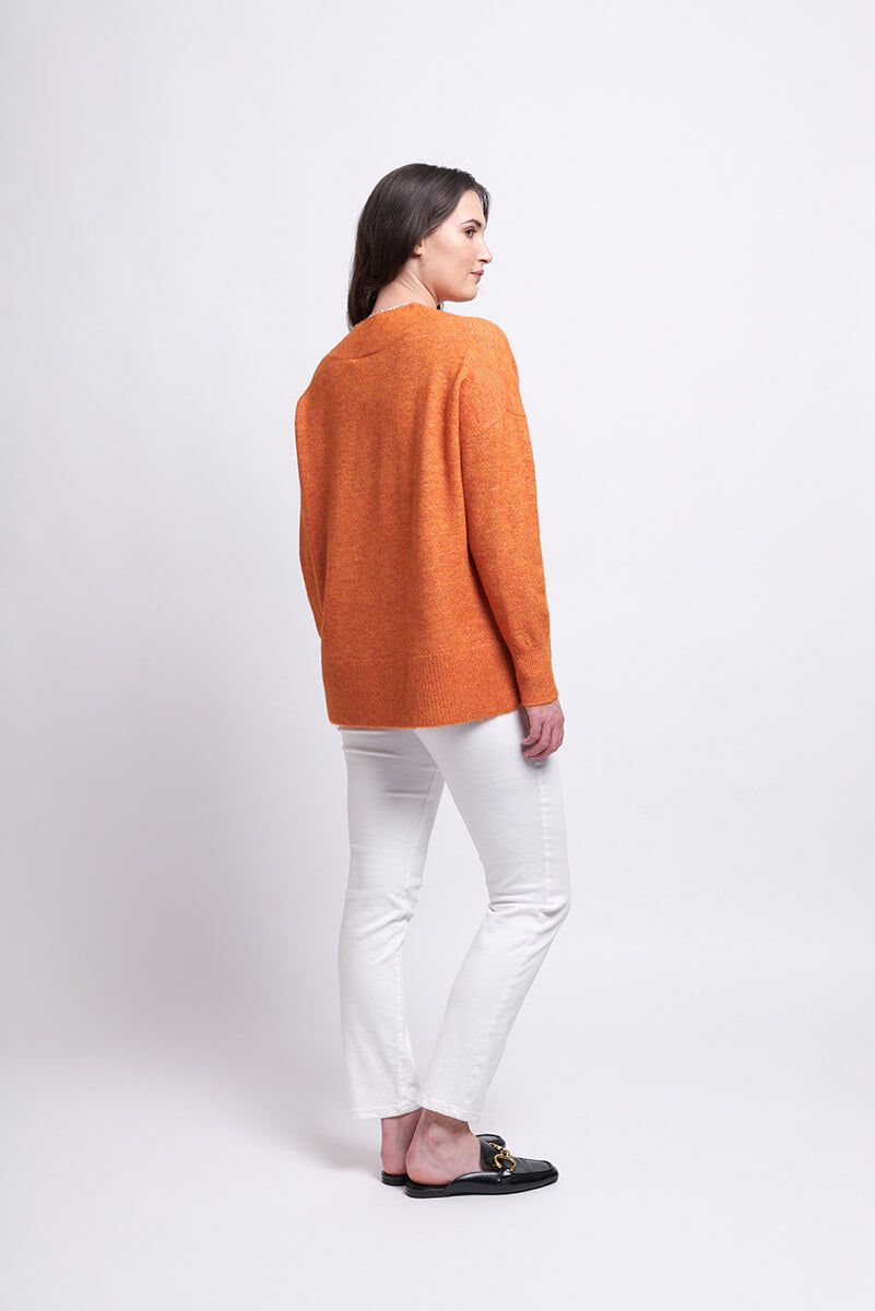 Come Together Sweater - Tangerine Size 10