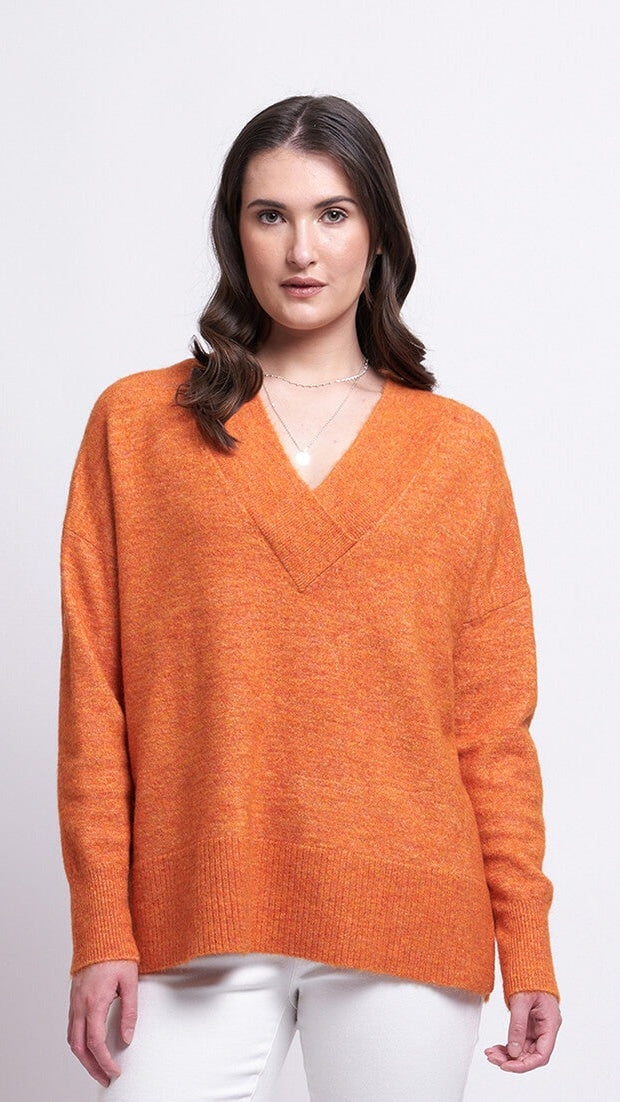 Come Together Sweater - Tangerine Size 10