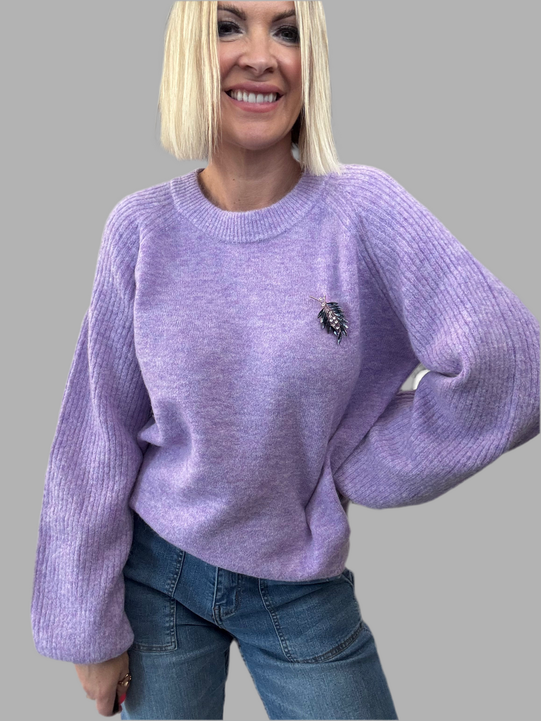 Lavender Pullover Au10